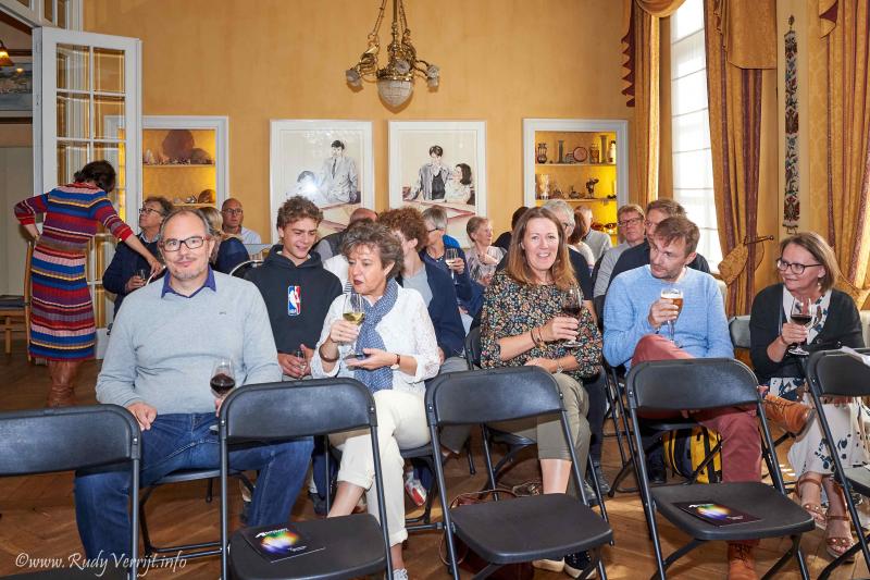 publiek bij De Coninck, Veemarkt, Mechelen tijdens Jazzathome 2019